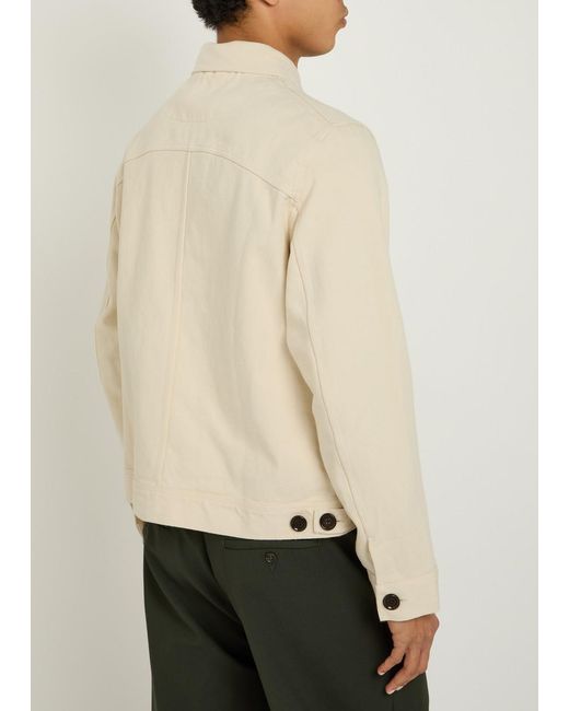 Oliver Spencer Natural Buffalo Denim Jacket for men