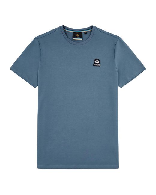 Sandbanks Blue Logo Cotton T-Shirt for men