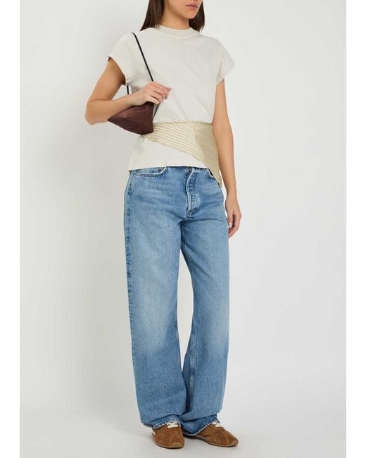 Agolde Blue Vintage Loose Straight-Leg Jeans