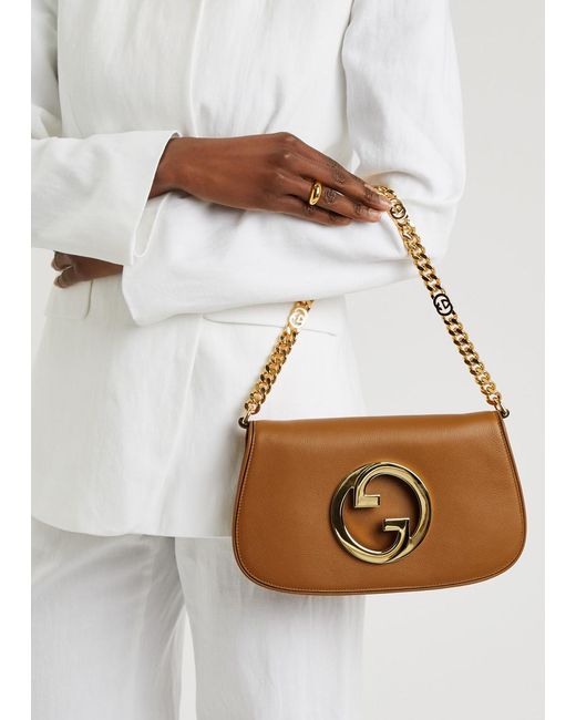 Gucci Brown Blondie Leather Shoulder Bag