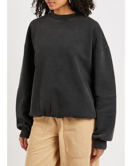 CANNARI CONCEPT Black Embellished Cotton Sweatshirt