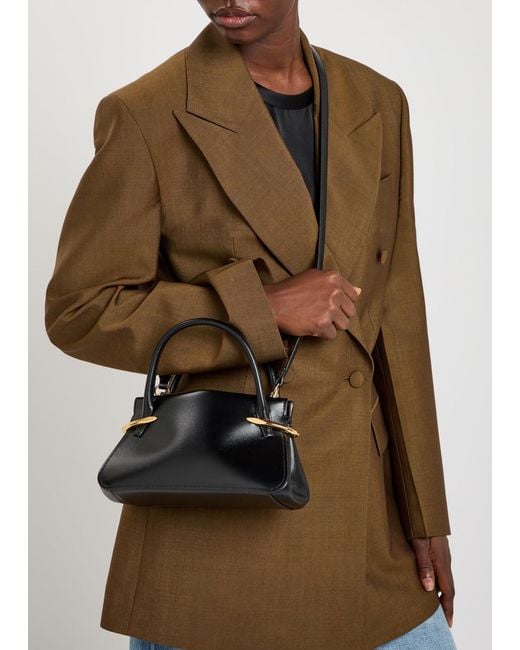 Givenchy Black Pinch Mini Leather Top Handle Bag