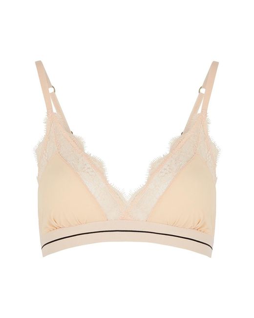 LoveStories Natural Love Lace Almond Soft-Cup Bra