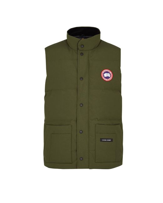 Canada Goose Green Freestyle Quilted Artic-Tech Gilet for men