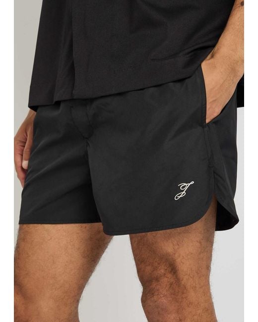 Jacquemus Black Le Short De Bain Puntini Shell Swim Shorts for men