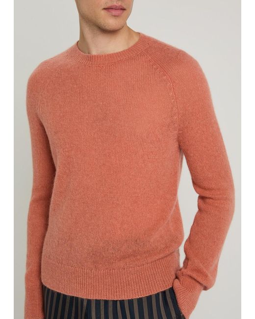 Dries Van Noten Orange Manus Knit Jumper for men