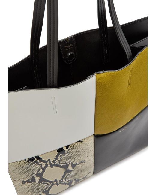 Khaite Multicolor Piper Patchwork Leather Tote Bag