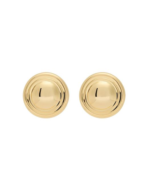 LIE STUDIO Natural The Eloise 18Kt-Plated Stud Earrings