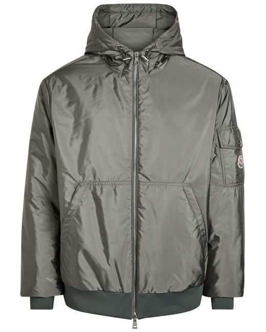 Moncler Gray Poiliot Quilted Shell Jacket for men