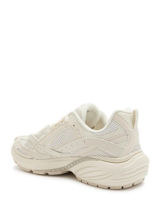 Represent White Storm Panelled Mesh Trainers for men