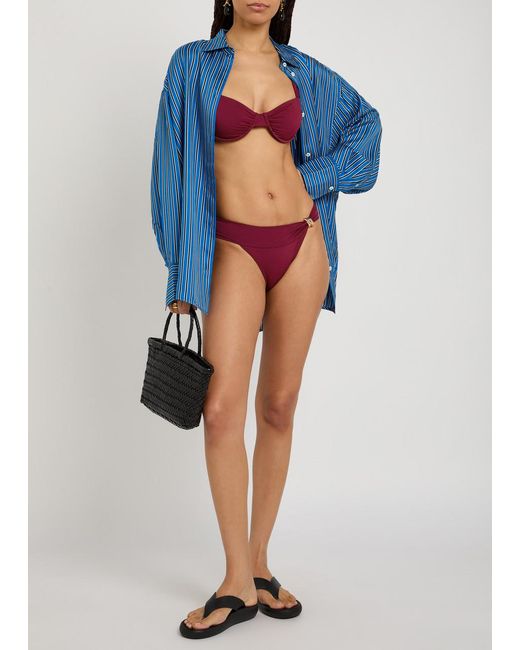 Away That Day Purple Isla Del Sol Underwired Bikini Top