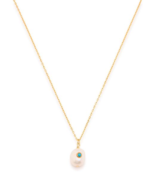 Anni Lu Metallic Baroque Pearl 18Kt-Plated Necklace
