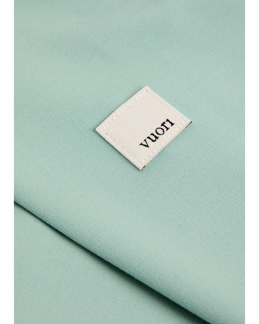 vuori Green Allthefeels Stretch-Jersey Shorts