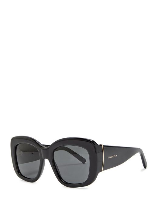 Givenchy Gray Oversized Square-Frame Sunglasses