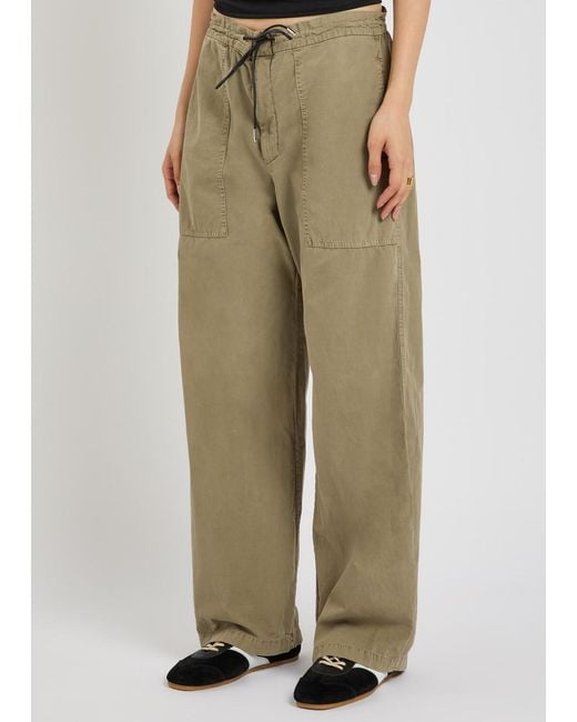 FRAME Natural The Gallery Straight-Leg Trousers