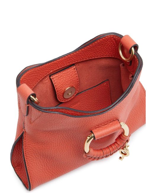 See By Chloé Red Joan Mini Leather Cross-body Bag