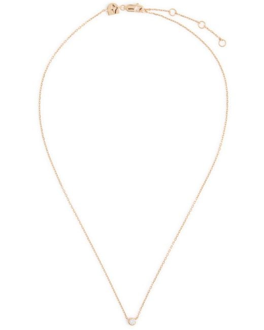 Astrid & Miyu Metallic Essential Crystal Charm 18Kt-Plated Necklace
