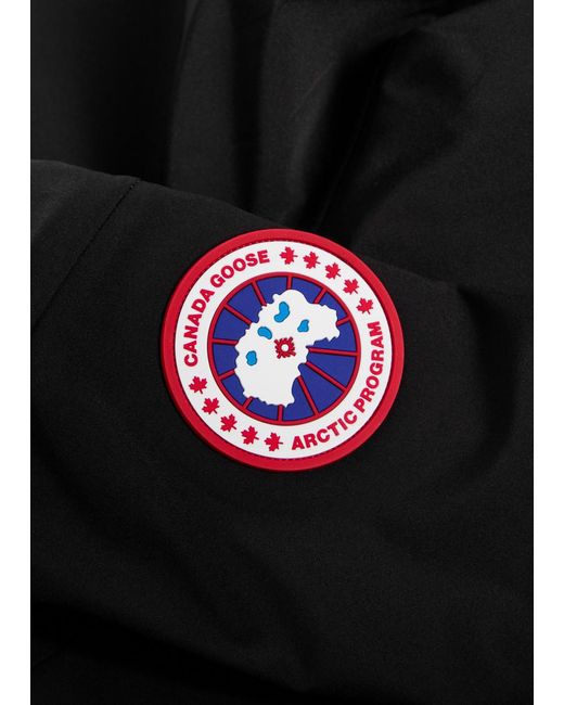 Canada Goose Black Tofino Hooded Rain Jacket