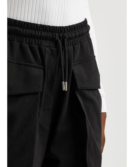 Dries Van Noten Black Heza Cotton Shorts