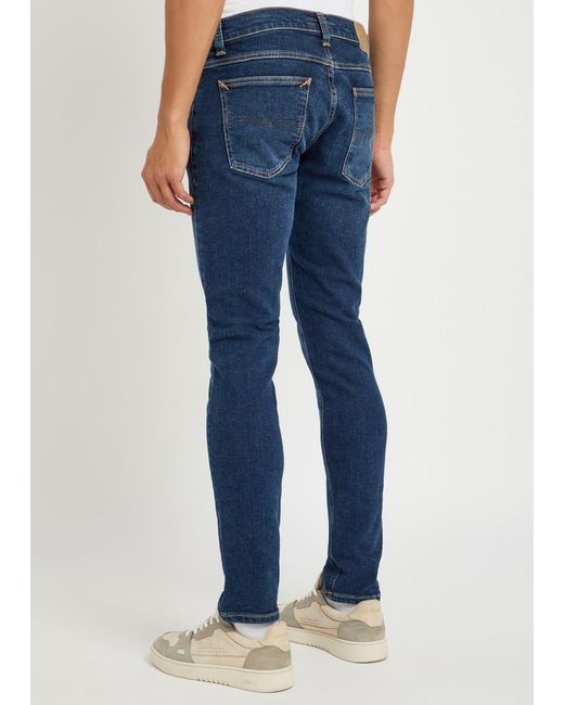 Nudie Jeans Blue Tight Terry Skinny Jeans for men