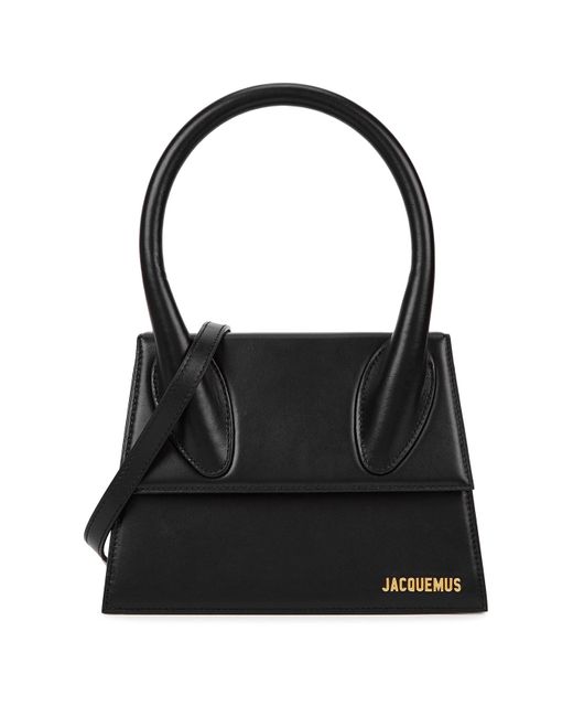 Jacquemus Black Le Grand Chiquito Leather Top Handle Bag, Bag