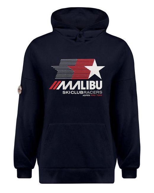 Malibu Ski Club Blue Racer Hooded Sweatshirt