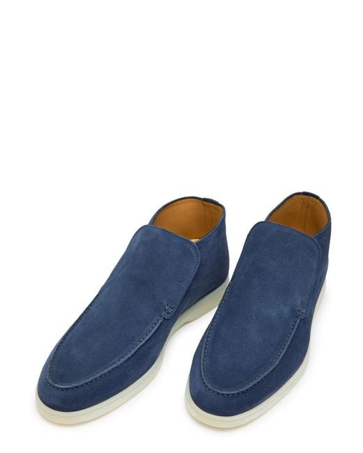 Aurélien Blue City Suede Loafers for men