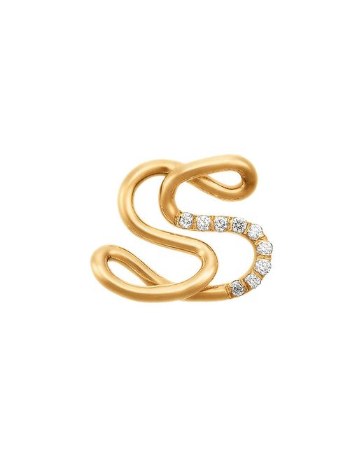 Charlotte Chesnais Metallic Alphajoaillerie 18Kt Necklace