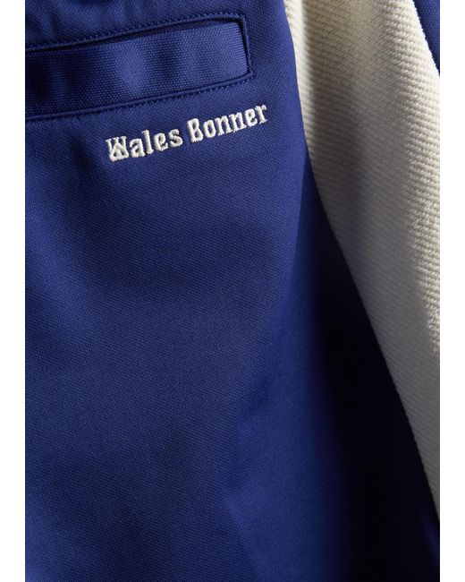 Wales Bonner Blue Mantra Panelled Jersey Track Pants
