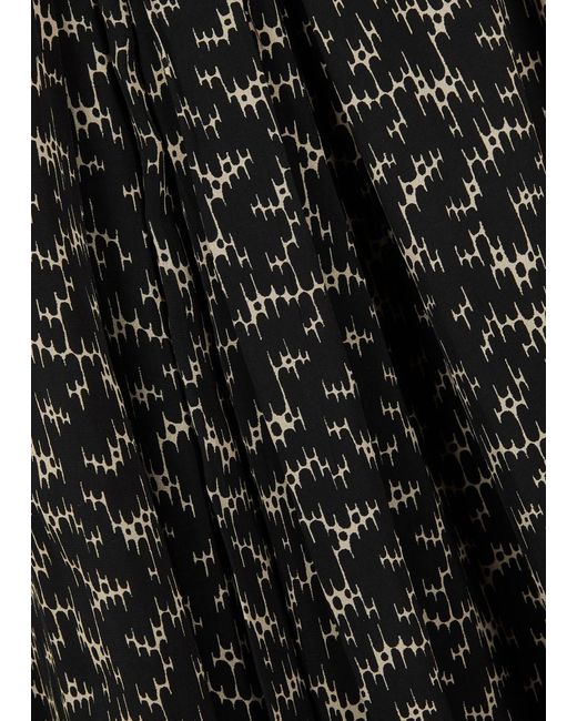 Isabel Marant Black Epolia Printed Midi Dress