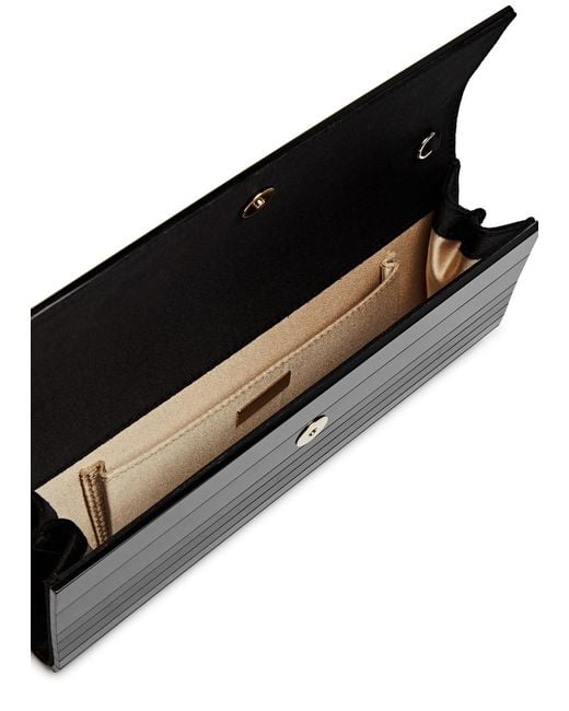 Jimmy Choo Black Sweetie Acrylic Clutch