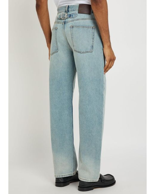 Loewe Blue Straight-Leg Jeans for men