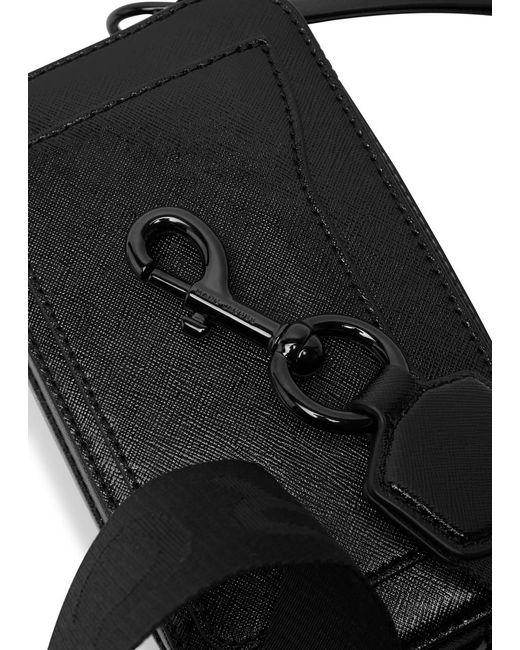 Marc Jacobs Black The Snapshot Dtm Leather Cross-body Bag