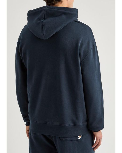 ICECREAM Blue Team Printed Hooded Cotton Sweatshirt for men