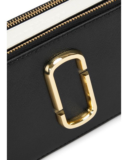 Marc Jacobs The Snapshot Panelled Leather Crossbody Bag in Black Lyst