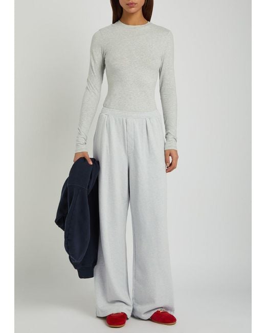 American Vintage Gray Dantown Cotton Sweatpants