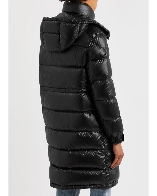 Moncler Black Meillon Quilted Shell Parka