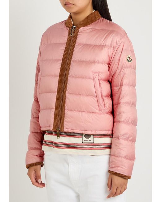 Moncler Brown Blageon Reversible Padded Corduroy Jacket