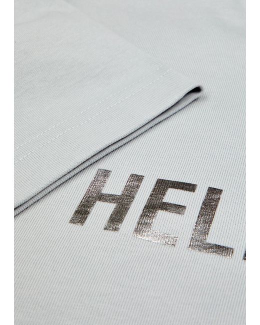 Helmut Lang White Outerspace Logo-print Cotton T-shirt for men