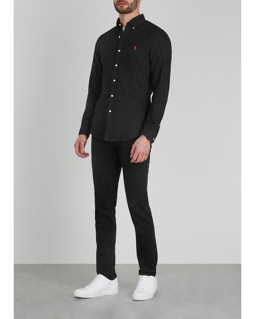 Polo Ralph Lauren Black Cotton-poplin Shirt for men