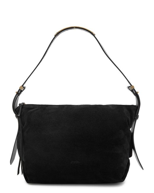Isabel Marant Black Leyden Suede Shoulder Bag
