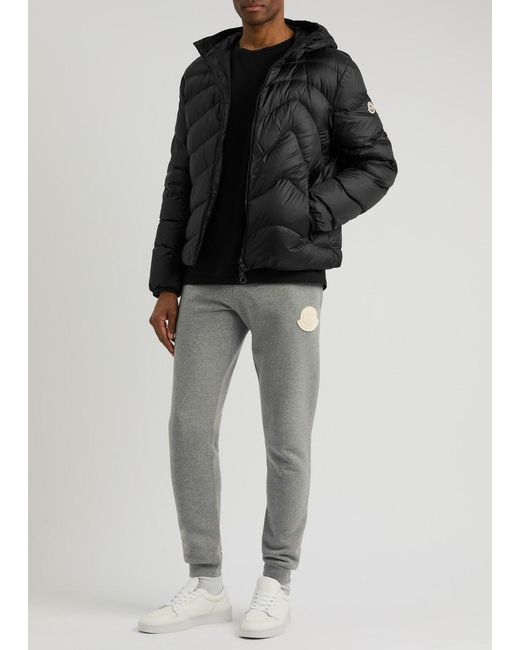 Moncler Black Zephyros Quilted Shell Jacket for men