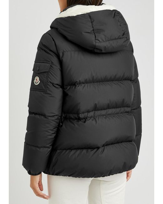 Moncler Black Draa Quilted Shell Jacket