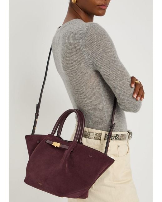 DeMellier London Brown New York Midi Suede Tote