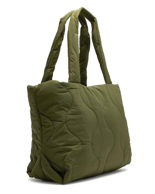 Jakke Green Tate Quilted Shell Tote