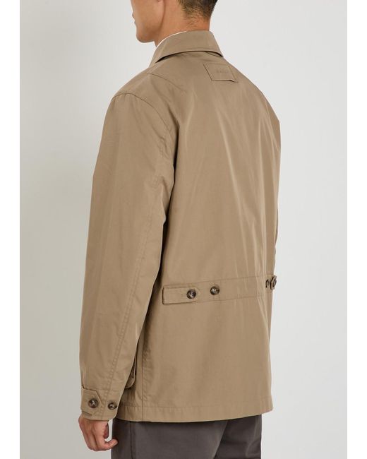 Gant Natural Cotton-Blend Barn Jacket for men