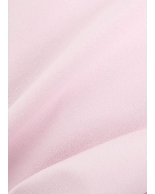 GOOD AMERICAN Pink Super Stretch Baby Stretch-Cotton T-Shirt