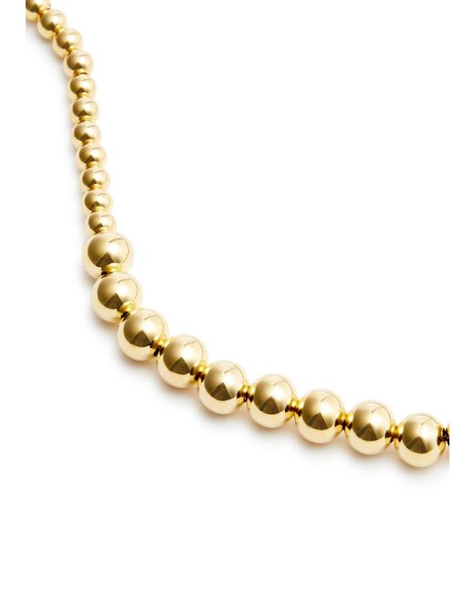 LIE STUDIO Metallic The Olivia 18kt -plated Necklace