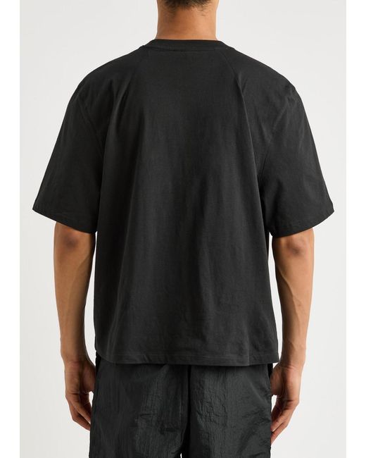 Entire studios Black Dart Cotton T-Shirt for men