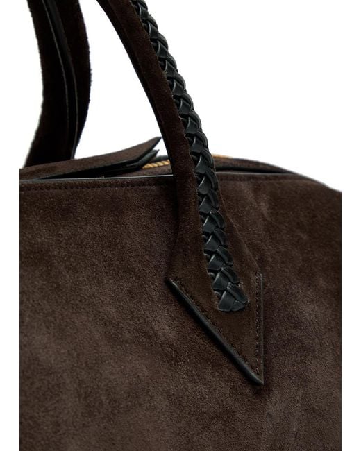 Metier Brown Vérité City Suede Tote Bag
